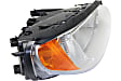 2010 Volvo V70 - Driver and Passenger Side Halogen Headlight, With bulb(s), OE Replacement