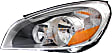 2012 Volvo S60 - Driver and Passenger Side Halogen Headlight, With bulb(s), OE Replacement