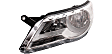 Driver and Passenger Side Halogen Headlight, With bulb(s), OE Replacement