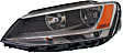 Driver and Passenger Side Headlights, with Bulbs, Halogen, Sedan, CAPA Certified