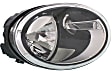 2012-2019 Volkswagen Beetle - Driver and Passenger Side Halogen Headlight, With bulb(s), OE Replacement