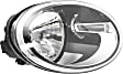Driver and Passenger Side Halogen Headlight, With bulb(s), OE Replacement, CAPA Certified