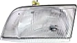 Driver and Passenger Side Halogen Headlight, Without bulb(s), OE Replacement