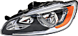 2015 Volvo S60 - Driver and Passenger Side Halogen Headlight, With bulb(s), OE Replacement