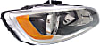 2015 Volvo S60 - Driver and Passenger Side Halogen Headlight, With bulb(s), OE Replacement