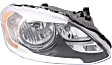 Driver and Passenger Side Halogen Headlight, With bulb(s), OE Replacement, CAPA Certified