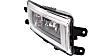 Front, Driver and Passenger Side Fog Lights, With Bulb(s), Halogen