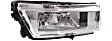 Front, Driver and Passenger Side Fog Lights, With Bulb(s), Halogen