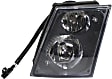 Front, Driver and Passenger Side Fog Lights, With bulb(s), Halogen