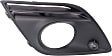 Front, Driver and Passenger Side Fog Light Trims, Textured Black, For Models With Fog Light Holes and Parking Aid Sensor