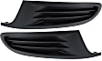 Fog Light Cover - Front, Driver and Passenger Side, Textured Dark Gray