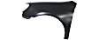 2011 Volkswagen GTI Base - Front, Driver and Passenger Side Fender