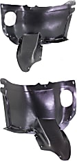 Front, Driver and Passenger Side, Front Section, Fender Liner