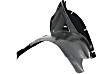 2015-2017 Volkswagen Golf Sportwagen - Front, Driver and Passenger Side, Front Section, Fender Liner