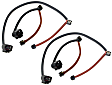 Front and Rear Brake Pad Sensors