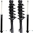 Front and Rear, Driver and Passenger Side Shock and Fully Loaded Strut