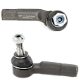 Front, Driver and Passenger Side, Outer Tie Rod End