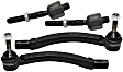 Front, Driver and Passenger Side, Inner and Outer Tie Rod Ends