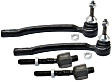 Front, Driver and Passenger Side, Inner and Outer Tie Rod Ends
