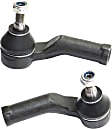 Front, Driver and Passenger Side, Outer Tie Rod Ends