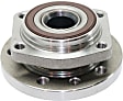 Front, Driver and Passenger Side Wheel Hub, 5 Lugs, With Bearing
