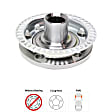2-Wheel Set Driver and Passenger Side Wheel Hubs, Without Bearing, 5 x 3.94 in. Bolt Pattern