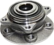 2001-2007 Volvo V70 - 2-Wheel Set Front, Driver and Passenger Side Wheel Hubs, With Bearing, Lug bolts not included
