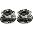 2003-2007 Volvo XC90 - Front, Driver and Passenger Side Wheel Hub, 5 lugs, With Bearing