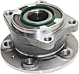 Rear, Driver and Passenger Side Wheel Hub, 5 Lugs, With Bearing