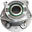 Rear, Driver and Passenger Side Wheel Hub, 5 Lugs, With Bearing