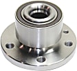 Front and Rear, Driver and Passenger Side Wheel Hub, 5 Lugs, With Bearing, AWD