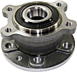 Front and Rear, Driver and Passenger Side Wheel Hub, 5 Lugs, With Bearing, AWD