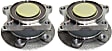 Rear, Driver and Passenger Side Wheel Hub, 5 Lugs, With Bearing, FWD