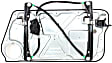 Front, Driver and Passenger Side Window Regulators, Power, with Panel, without Motor, Hatchback