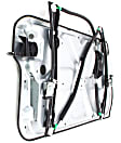 Front, Driver and Passenger Side Window Regulators, Power, with Panel, without Motor, Hatchback