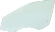 Front, Driver and Passenger Side Door Glasses, Green Tint, 4-Door, Sedan, Replaces NAGS No. FD24818 GTNN, FD24819 GTNN