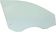 Front, Driver and Passenger Side Door Glasses, Green Tint, 4-Door, Sedan, Replaces NAGS No. FD24818 GTNN, FD24819 GTNN