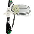 Rear, Driver and Passenger Side Power Window Regulator, Without Motor