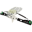 Rear, Driver and Passenger Side Power Window Regulator, Without Motor
