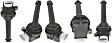 2013 Volvo S60 - Ignition Coil, Set of 5, 5 Cyl 2.5L