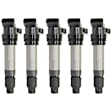 Ignition Coil, Set of 5, 2.5L, 5Cyl