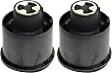 Trailing Arm Bushing - Factory Finish, Rubber, Direct Fit, Set of 2