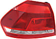 Driver and Passenger Side, Outer Tail Lights, with Bulbs, Halogen, Mounts on Body, CAPA Certified