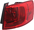 Driver and Passenger Side, Outer Halogen Tail Light, With bulb(s), OE Replacement