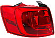 Driver and Passenger Side, Outer Halogen Tail Light, With bulb(s), OE Replacement, CAPA Certified