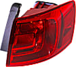 Driver and Passenger Side, Outer Halogen Tail Light, With bulb(s), OE Replacement, CAPA Certified