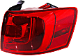 Driver and Passenger Side, Outer Halogen Tail Light, With bulb(s), OE Replacement, CAPA Certified