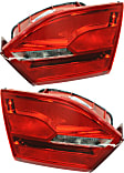 Driver and Passenger Side, Outer Halogen Tail Light, With bulb(s), OE Replacement