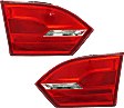 Driver and Passenger Side, Outer Halogen Tail Light, With bulb(s), OE Replacement, CAPA Certified