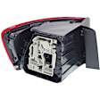 Passenger Side, Outer Halogen Tail Light, With bulb(s), OE Replacement